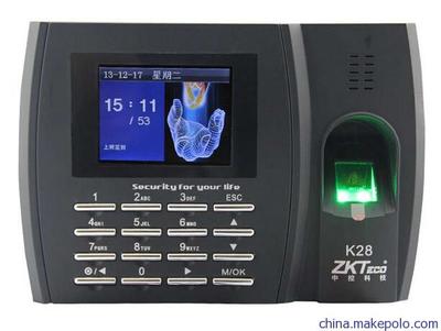 中控K28指纹考勤机产品参数、报价及图片大全 —— 济南皓轩智诚电子科技推荐